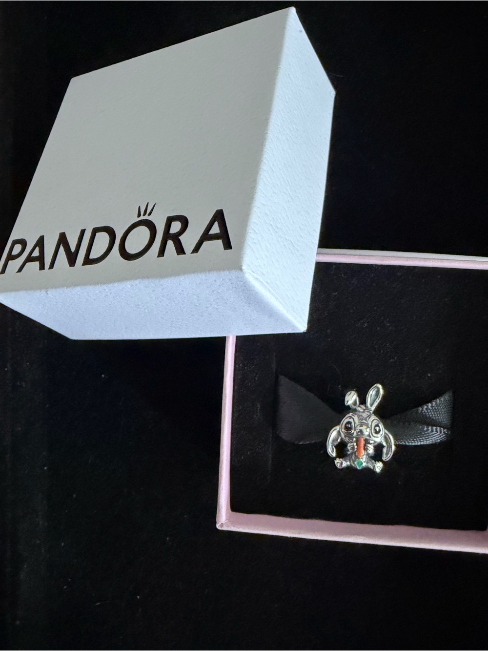 Disney Stitch Easter Bunny Charm